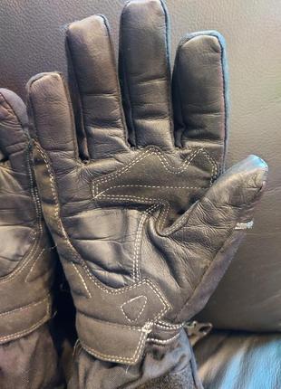 Кожаные мото-перчатки crivit (level 1) thinsulate