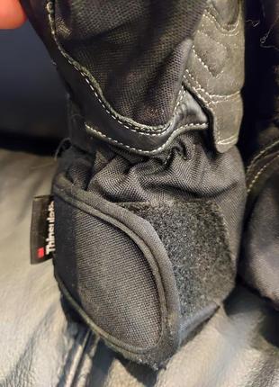 Кожаные мото-перчатки crivit (level 1) thinsulate