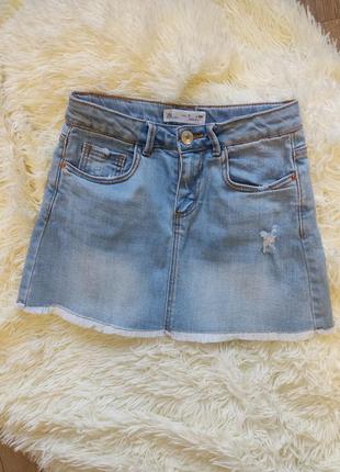 Джинсова спідниця zara
