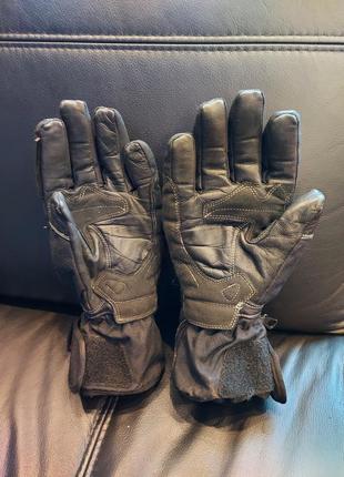 Кожаные мото-перчатки crivit (level 1) thinsulate