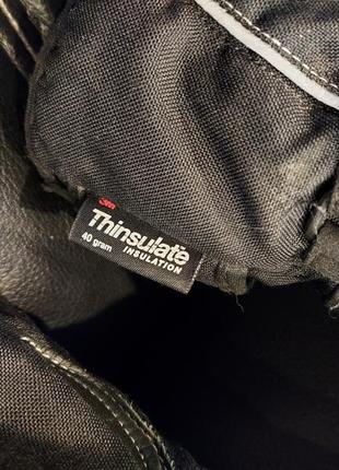 Кожаные мото-перчатки crivit (level 1) thinsulate