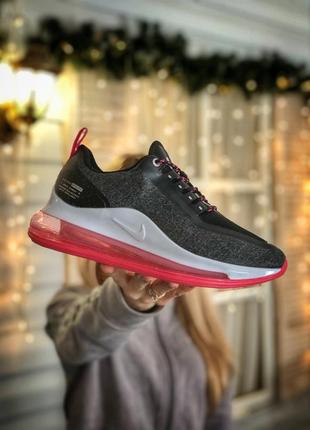 Кроссовки женские nike air max 720 run, черные, найк аир макс кросівки