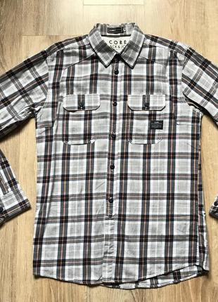 Мужская хлопковая рубашка jack & jones m