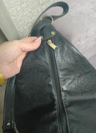 Рюкзак сумка черная4 фото