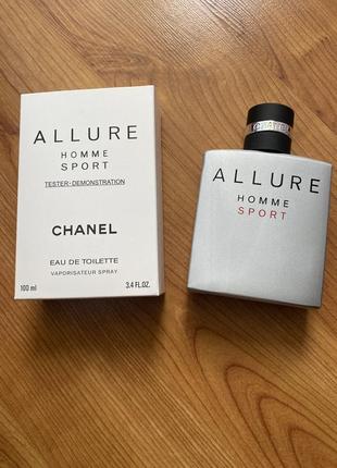 Чоловічі парфуми chanel allure homme sport (тестер) 100 ml.1 фото