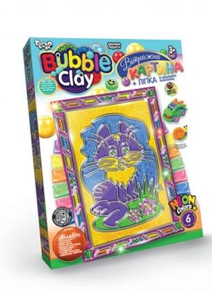 Набір креативної творчості "bubble clay" вітражна картина укр (18), bbc-02-01u,02u...06u, шт