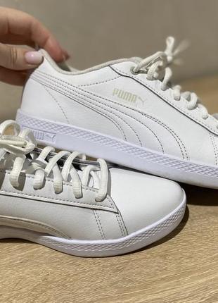 Кросівки puma Лонгслив жіночі 36.5-37 р, 100% шкіра, б/у, оригінал