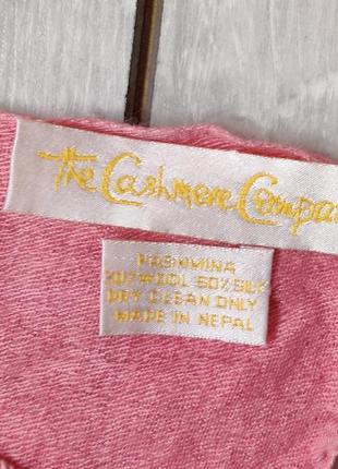Необычайно красивый мягкий легкий теплый шарф палантин шерсть шелк the cashmere company 65 на 2107 фото