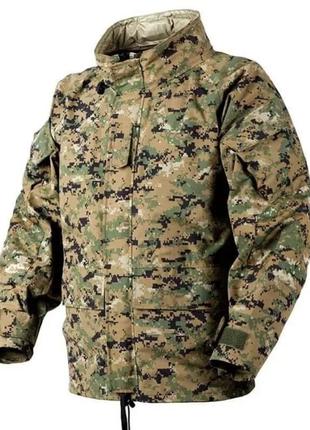 Куртка ecwcs gen.ii - h₂o proof, usmc digital woodland, helikon-tex. s