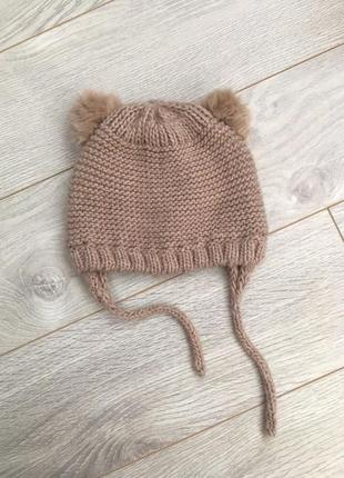 Шапка zara 12-18m