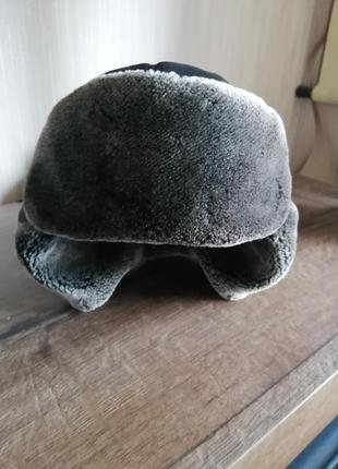 Шапка зимняя,ушанка р.56