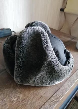 Шапка зимняя,ушанка р.56