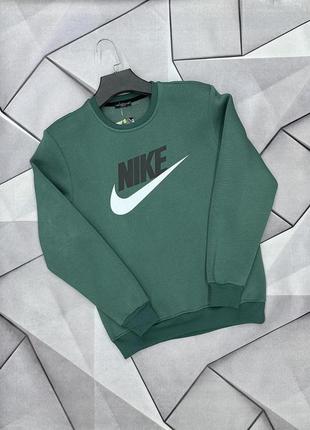 Зимняя теплая кофта nike, флисовый свитшот из новых коллекций2 фото