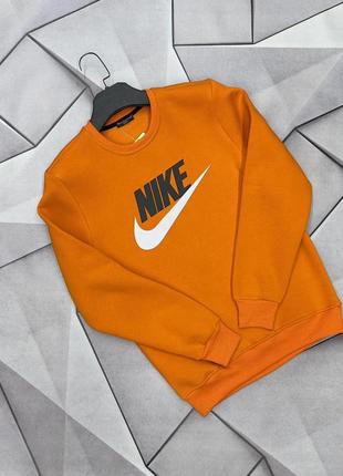 Зимняя теплая кофта nike, флисовый свитшот из новых коллекций6 фото