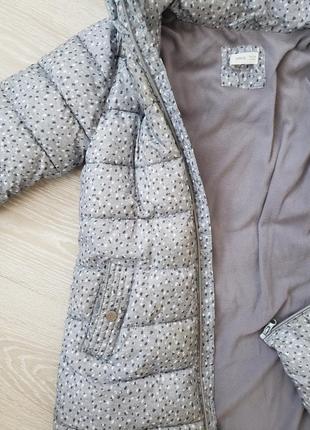 Куртка mango для девочки, холодная осень, теплая зима, размер 140 10роков3 фото