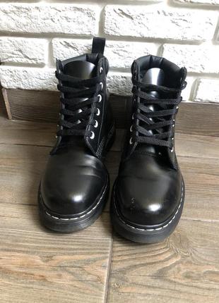 Ботинки кожаные dr. martens5 фото