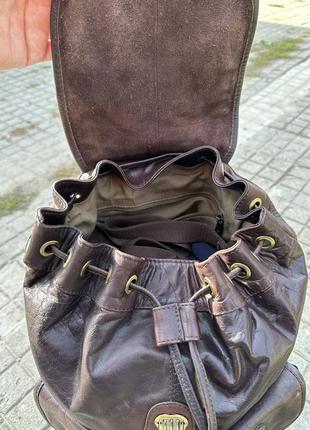 Diesel leather rowallan рюкзак кожаный4 фото