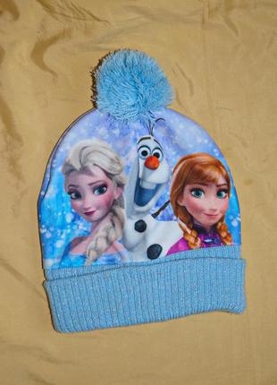 Шапка зимняя disney frozen эльза от yd. англия. на 7-13 лет