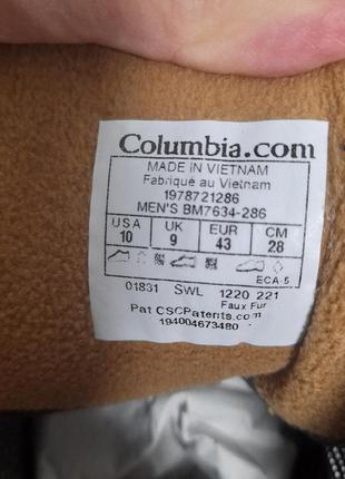 Зимові ботинки, черевики columbia us10/42-43. нові8 фото