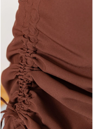 Сукня, колір коричневий,5 фото