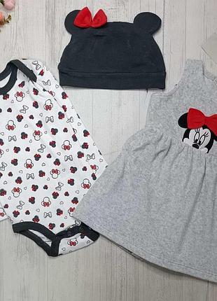 Велюровий костюм disney на девочку (62-68)