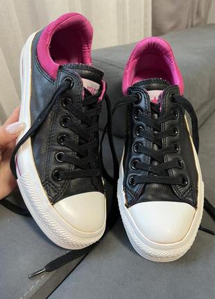 Кожаные кеды converse all star 38р1 фото