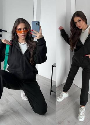 Костюм спортивний. розмір: s-m;l-xl 42-44, 46-48
тканина:фліс туреччина 
колір:чорний,графіт,хакі,джинс,винний