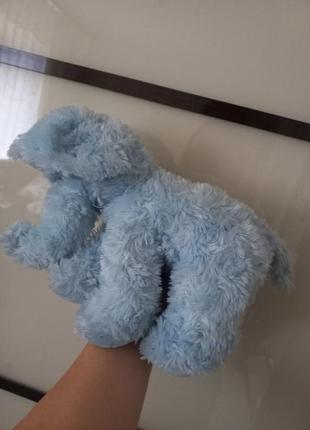 М'яка іграшка синій слоник4 фото