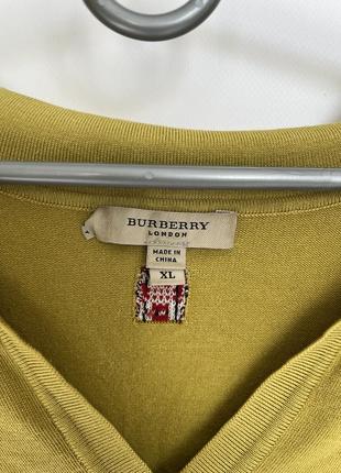 Шелковая футболка burberry2 фото