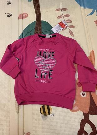 Лонгслів кофта кофтинка 3-4 нова 104 см
