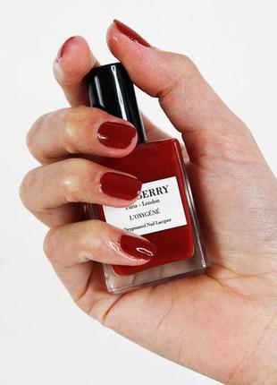 #разгрузкой лак для ногтей nailberry l'oxygene nail lacquer rouge классический красный eco-friendly6 фото