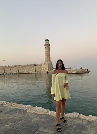 Тепле сукня плаття платя платье на бретельках юбка спідниця