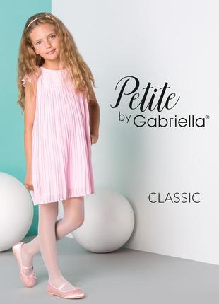 Gabriella classic детские белые колготки 15den