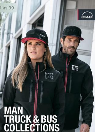 Man black edition softshell куртка