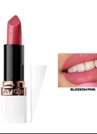 Помада від avon "ультра" відтінок blossom pink