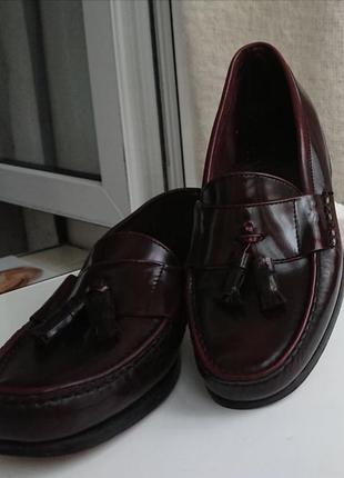 Роскошные брендовые кожаные туфли лоферы от dexter usa