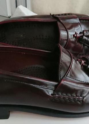 Роскошные брендовые кожаные туфли лоферы от dexter usa6 фото