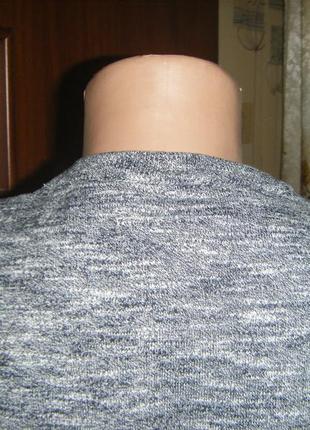 Джемпер хлопковый серый на парня 12 лет, рост 146-152 см5 фото