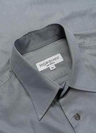 Yves saint laurent vintage pour homme shirt  чоловіча сорочка1 фото