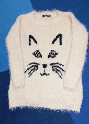 Кофта/свитер кошка 40 р.