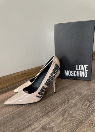 Лодочки от love moschino1 фото