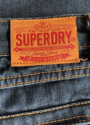 Шикарные плотные прямые джинсы superdry размер l4 фото