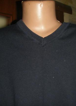 Джемпер хлопковый серый на парня 12-13 лет, рост 152-158 см2 фото