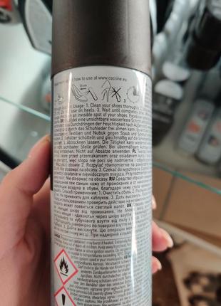 Універсальне просочення водовідштовхувальний спрей для взуття антиаква coccine antiacqua
