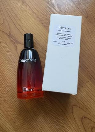 Мужские духи christian dior fahrenheit (tester) 100 ml.