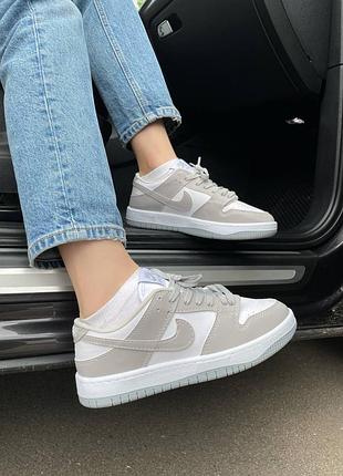 Кроссовки nike sb dunk grey4 фото