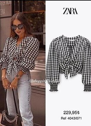 Блузка сорочка zara