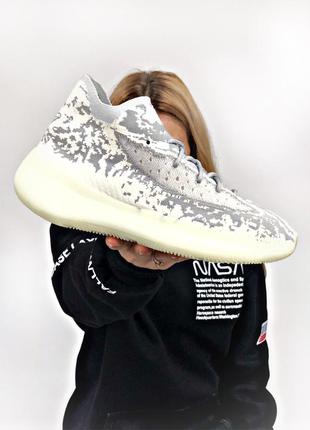 Кроссовки мужские adidas yeezy boost 380, серые, адидас изи буст