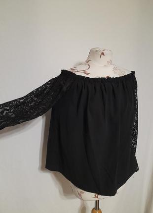 Блуза с сетевыми рукавами в готическом стиле панк лолита аниме gothic готика6 фото