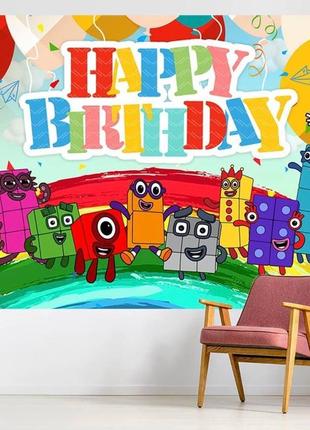 Детский баннер, плакат с днём рождения, happy birthday1 фото